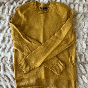Banana Republic Yellow Crewneck Sweater